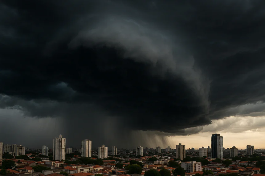 Ciclone extratropical traz risco de tempestade e fortes ventos no interior de São Paulo e Hortolândia poderá ser atingida.